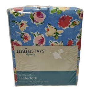 Mainstays Vinyl Flannel Back Tablecloth 52